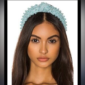 Lele Sadoughi turquoise beaded headband